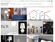 Tablet Screenshot of neenaslighting.com